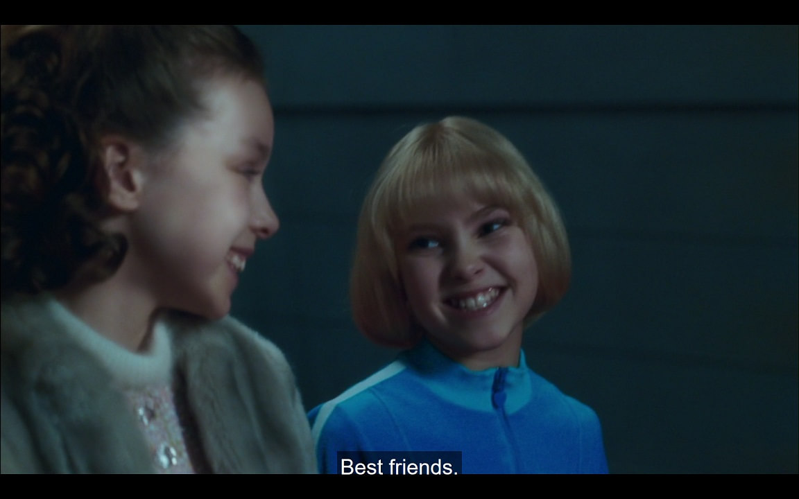 Violet: Best friends.