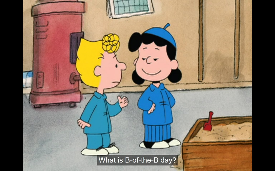 Sally: What is B-of-the-B day?
