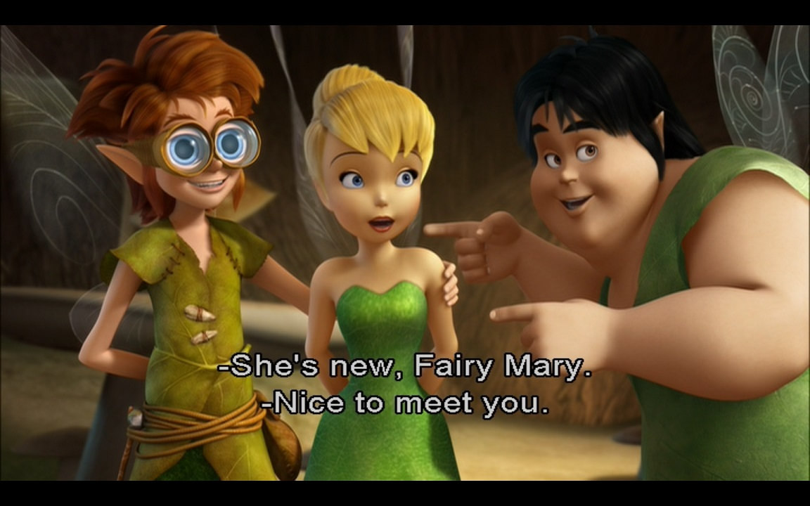 Tinker Bell: Nice to meet you.