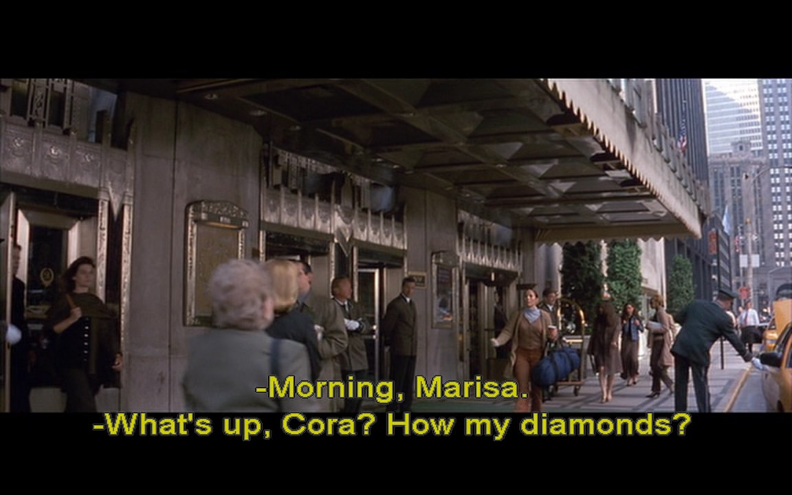 Cora: Morning, Marisa. Marisa: What's up, Cora? How my diamonds?