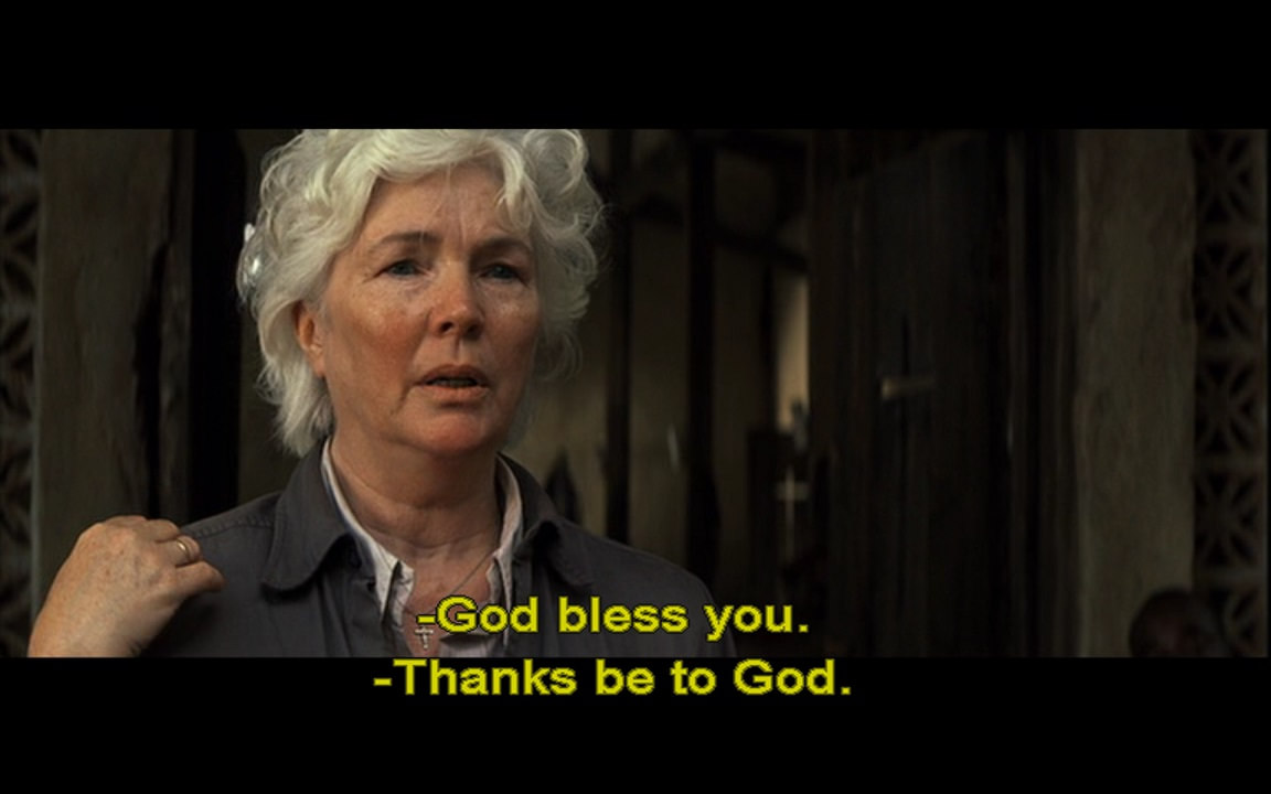 Lena: Good bless you. Sister Grace: Thanks be to God.