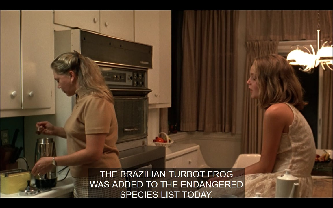 Cecilia: The Brazilian Turbot frog was added to the endangered species list today.