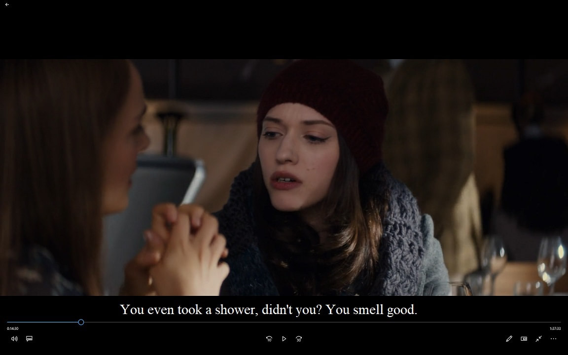 Darcy: You even took a shower, didn't you? You smell good.