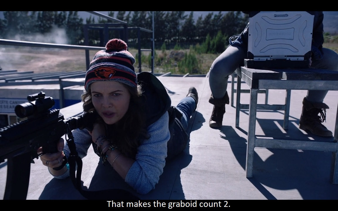 Valerie: That makes the graboid count 2.